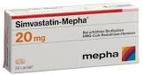 SIMVASTATIN Mepha Lactab 20 mg 30 pce