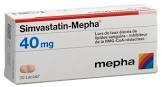 Simvastatin-Mepha 40 mg, Filmtabletten