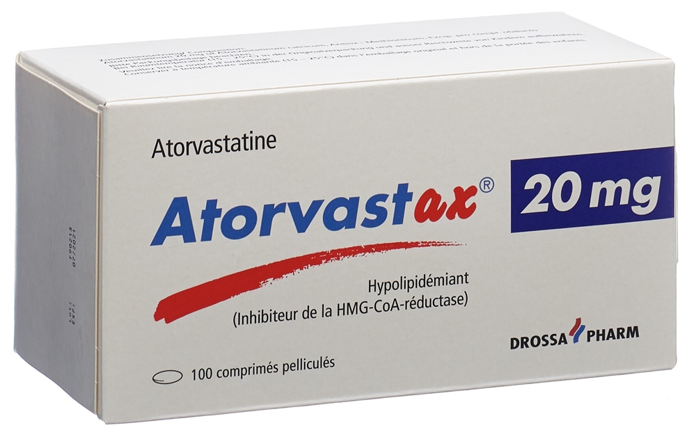 Atorvastax 20 mg, Filmtabletten