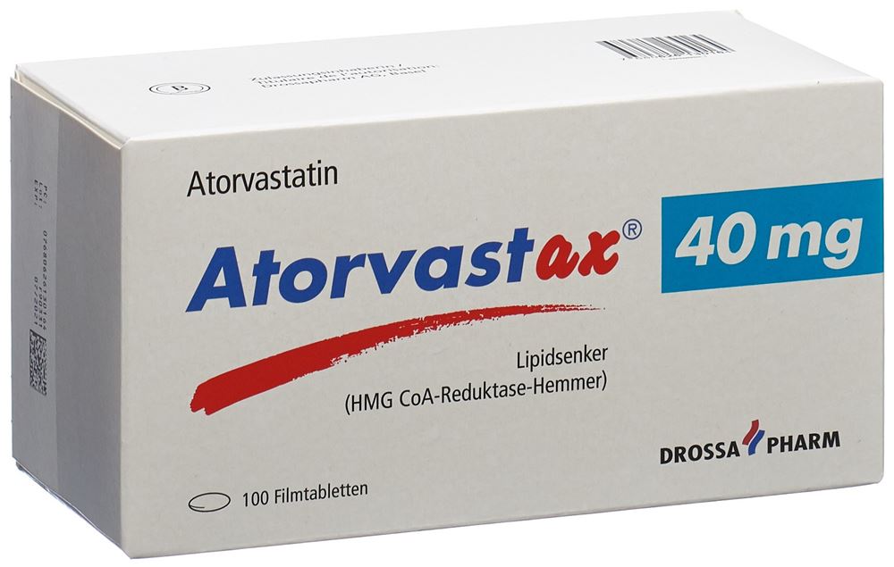 ATORVASTAX cpr pell 40 mg 100 pce