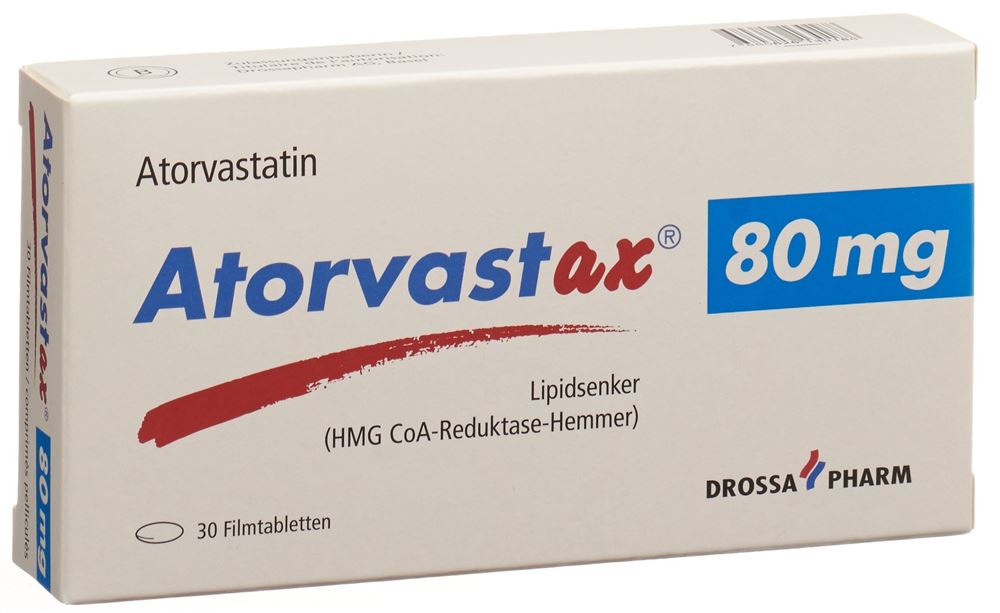 ATORVASTAX cpr pell 80 mg 30 pce
