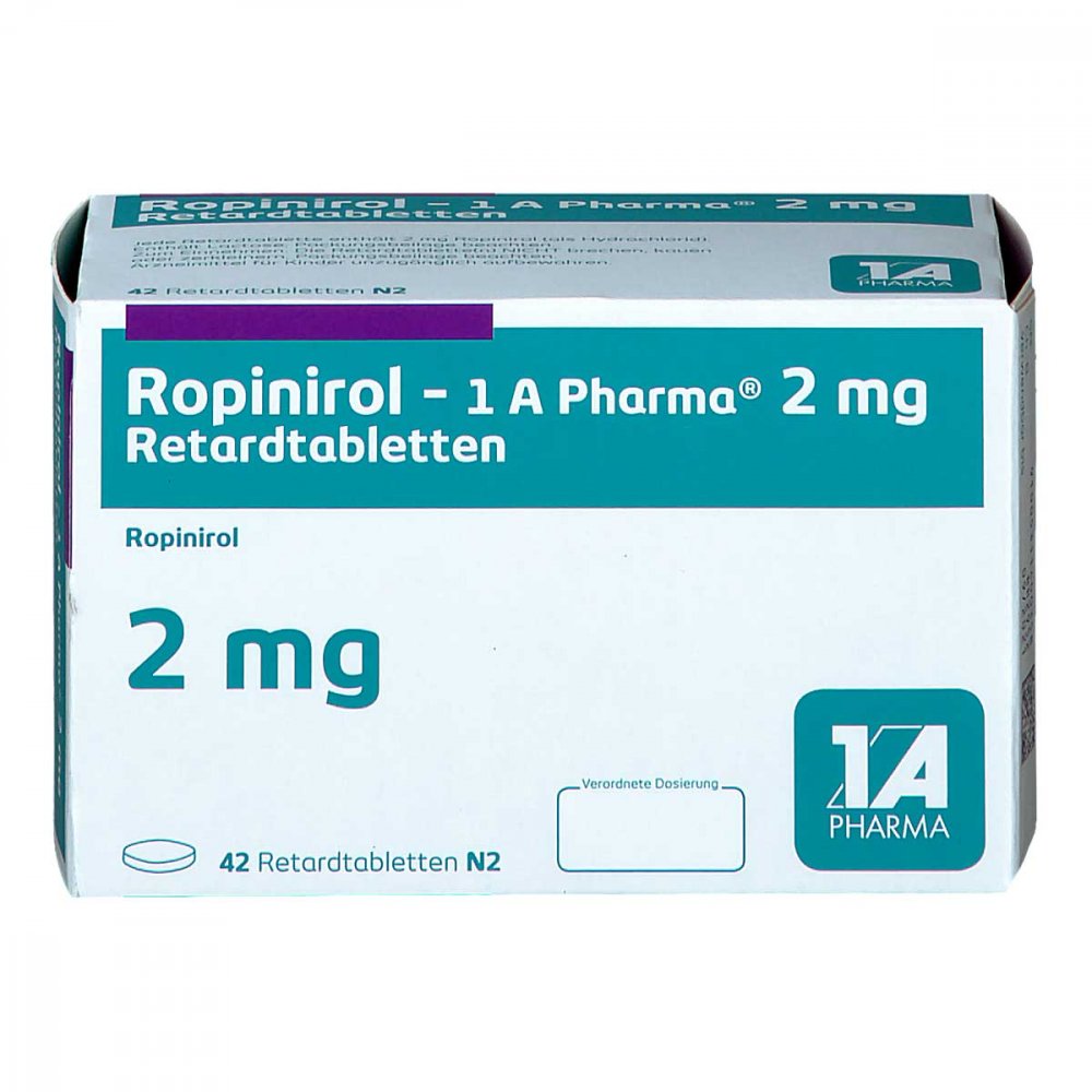 Ropinirol-Mepha retard 2 mg, Retardtabletten