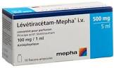 Levetiracetam-Mepha 500 mg/5 ml, Konzentrat zur Herstellung einer Infusionslösung