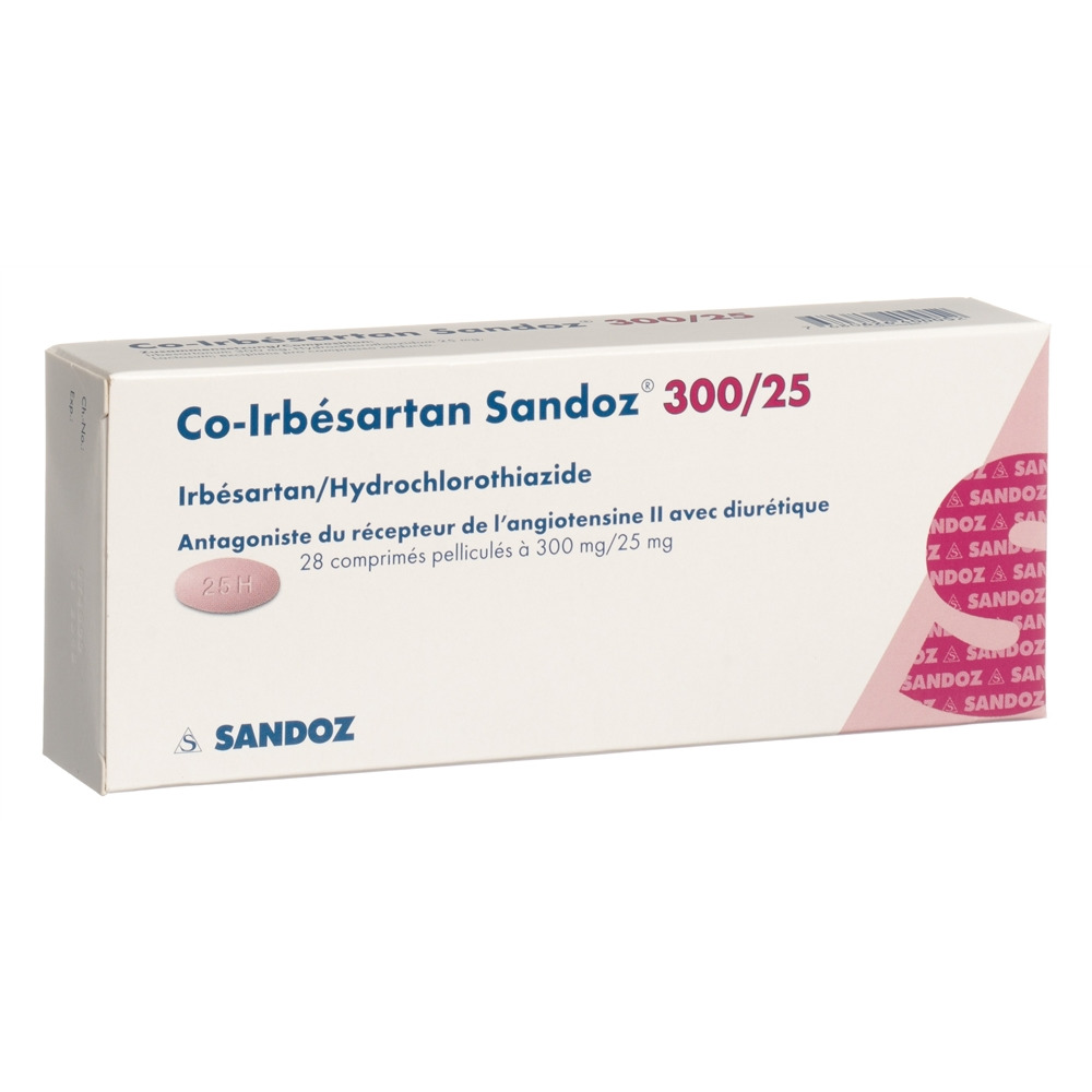Co-Irbesartan Sandoz 300/25 mg, Filmtabletten