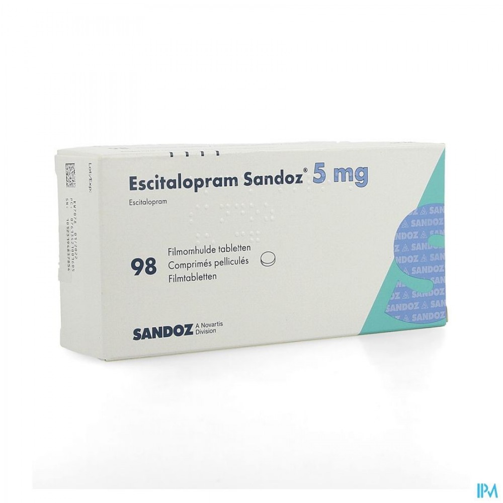 Escitalopram Sandoz 5 mg, Filmtabletten