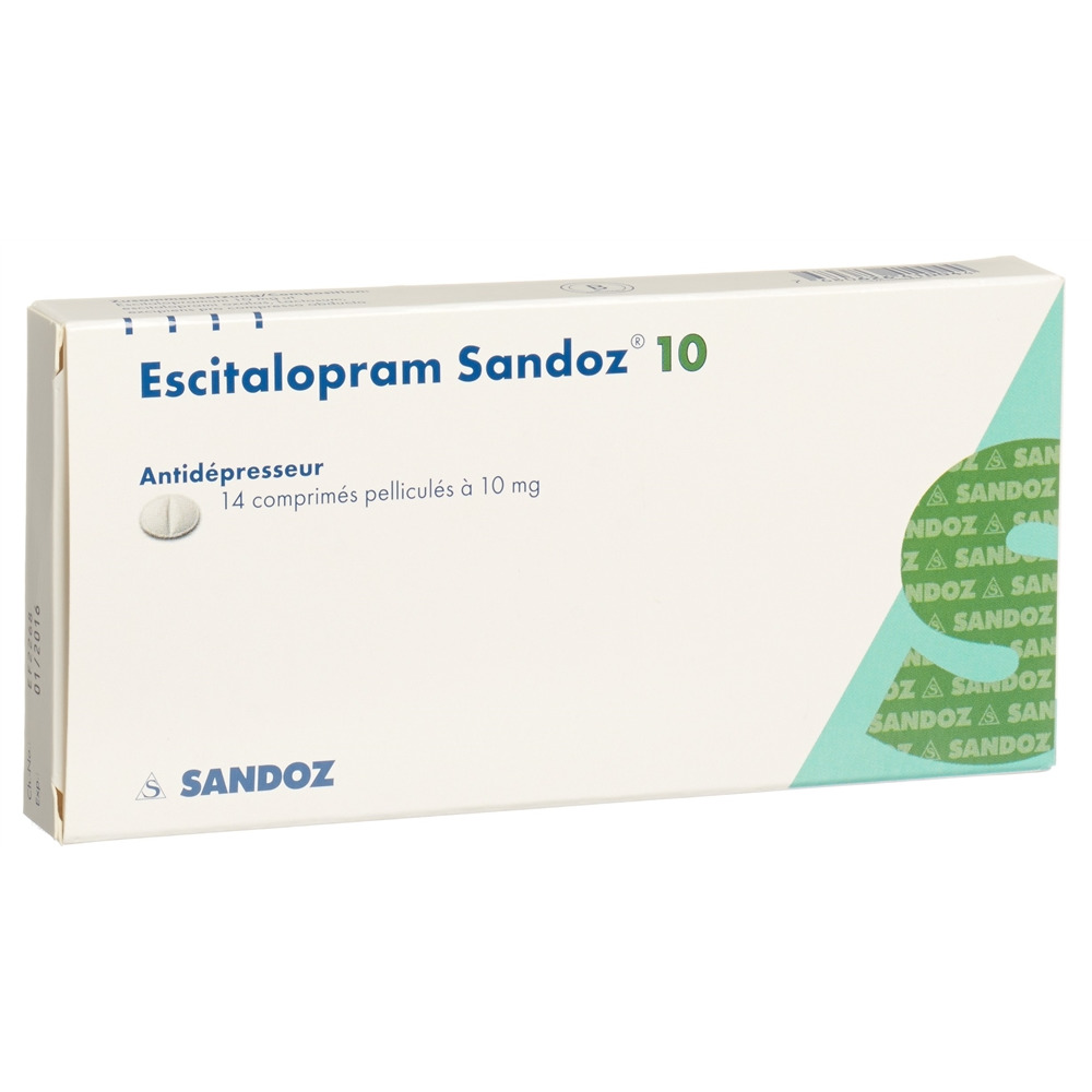 Escitalopram Sandoz 10 mg, Filmtabletten