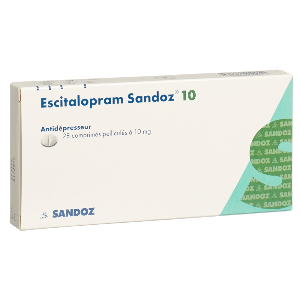 Escitalopram Sandoz 10 mg, Filmtabletten