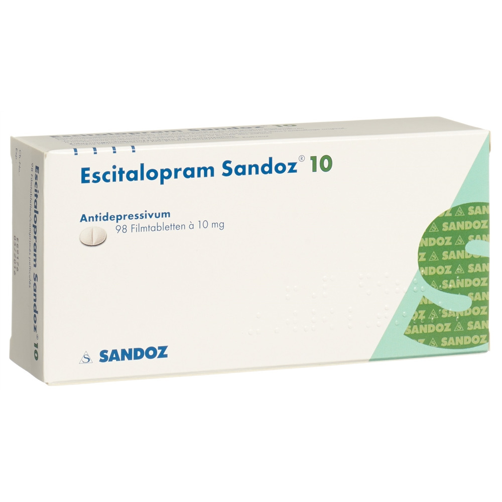 Escitalopram Sandoz 10 mg, Filmtabletten