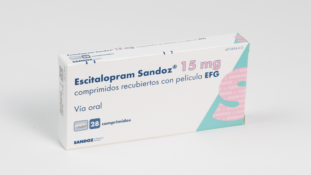 Escitalopram Sandoz 15 mg, Filmtabletten