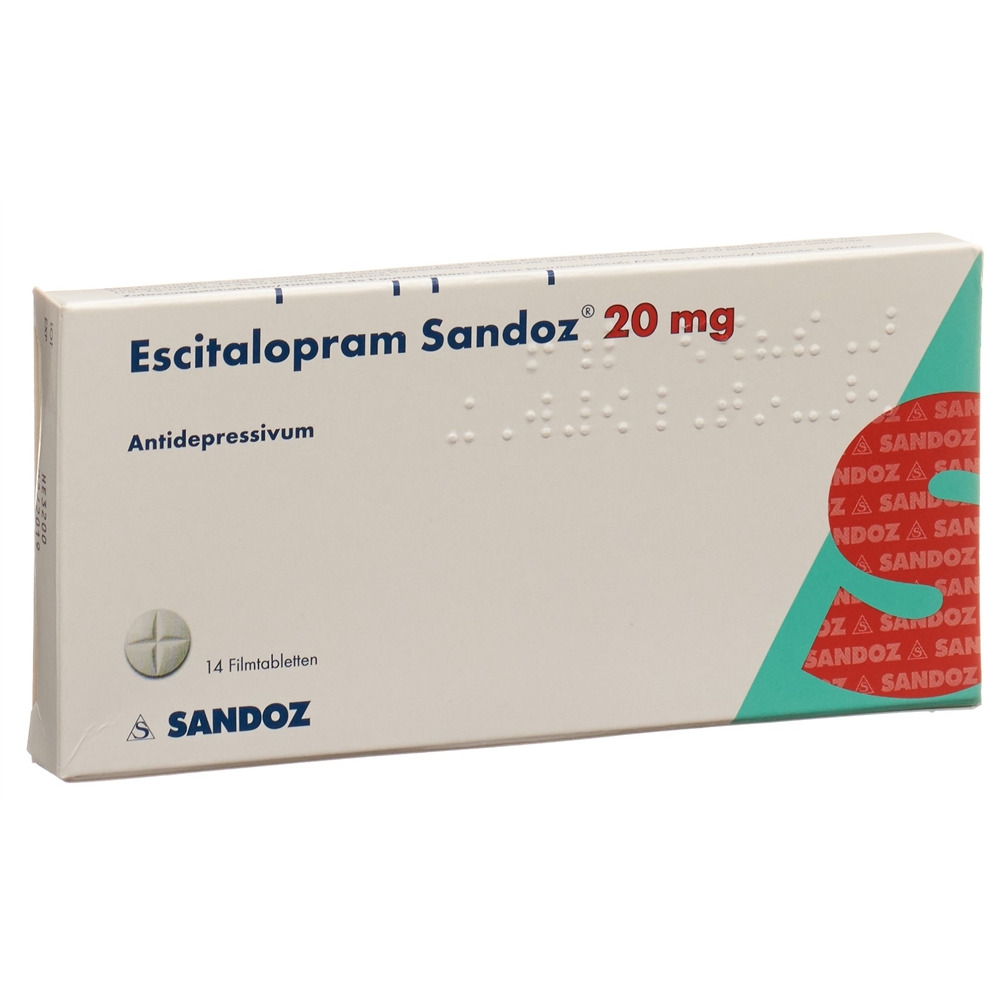 ESCITALOPRAM Sandoz cpr pell 20 mg 14 pce