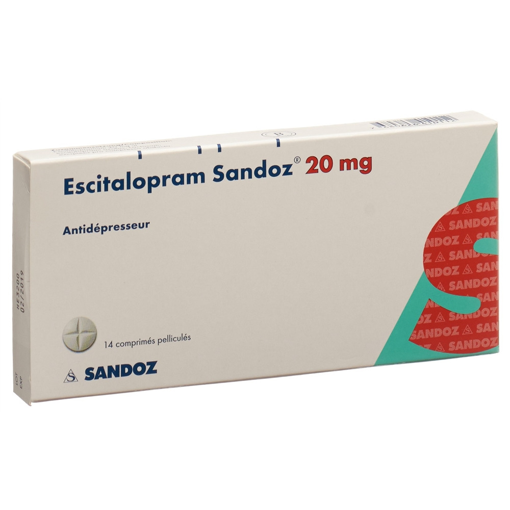 ESCITALOPRAM Sandoz cpr pell 20 mg 14 pce