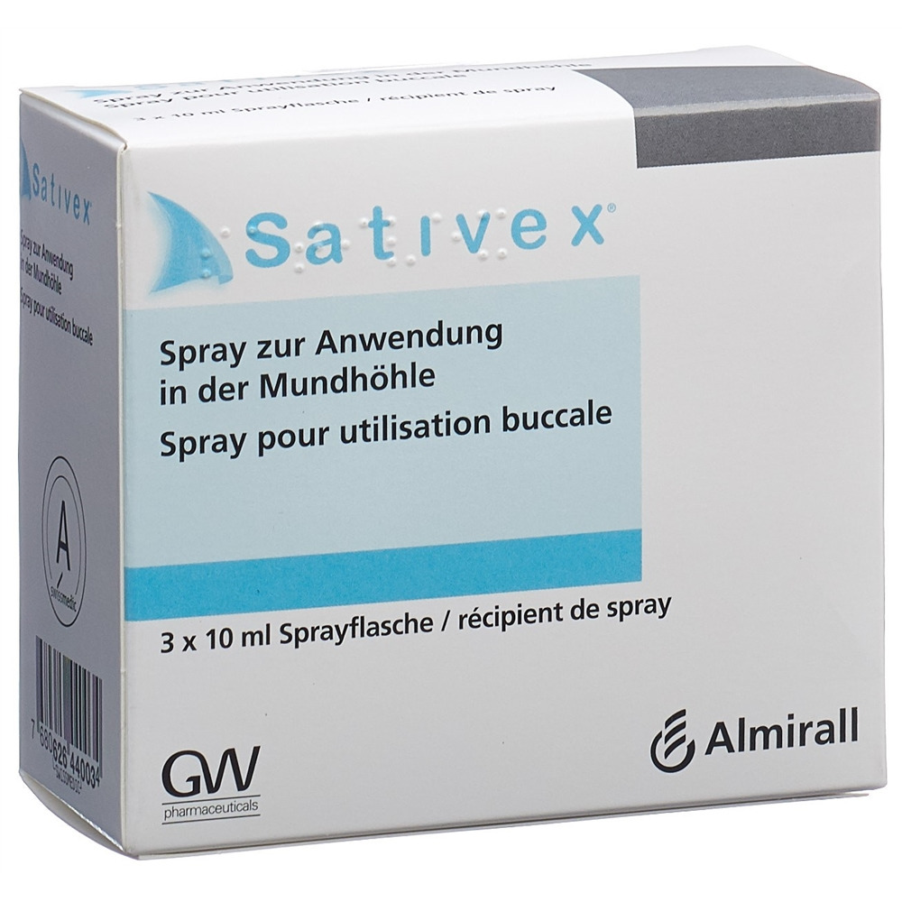 Sativex, Spray zur Anwendung in der Mundhöhle