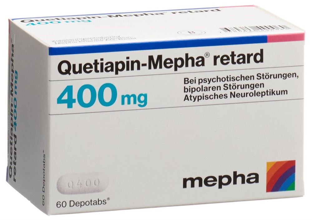QUETIAPIN Mepha retard depotabs 400 mg 60 pce