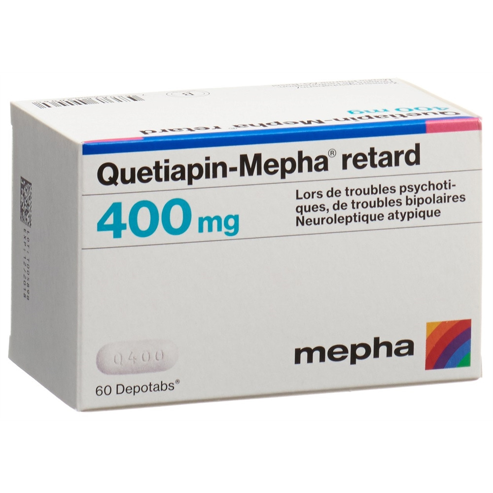 QUETIAPIN Mepha retard depotabs 400 mg 60 pce