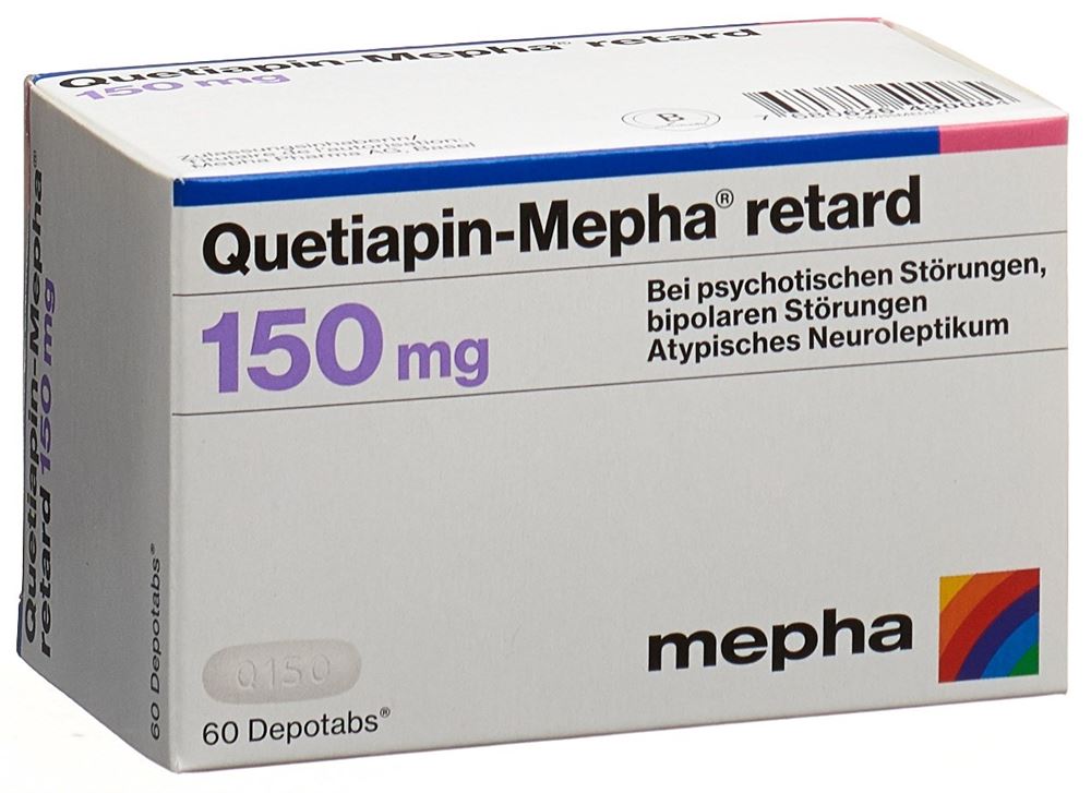 Quetiapin-Mepha retard 150 mg, Retardtabletten