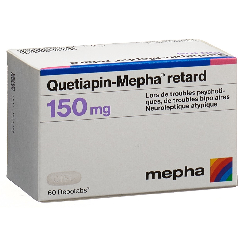 Quetiapin-Mepha retard 150 mg, Retardtabletten