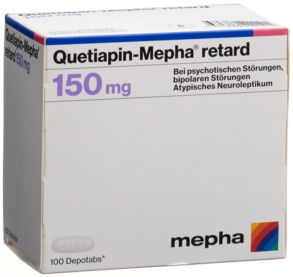 QUETIAPIN Mepha retard depotabs 150 mg 100 pce