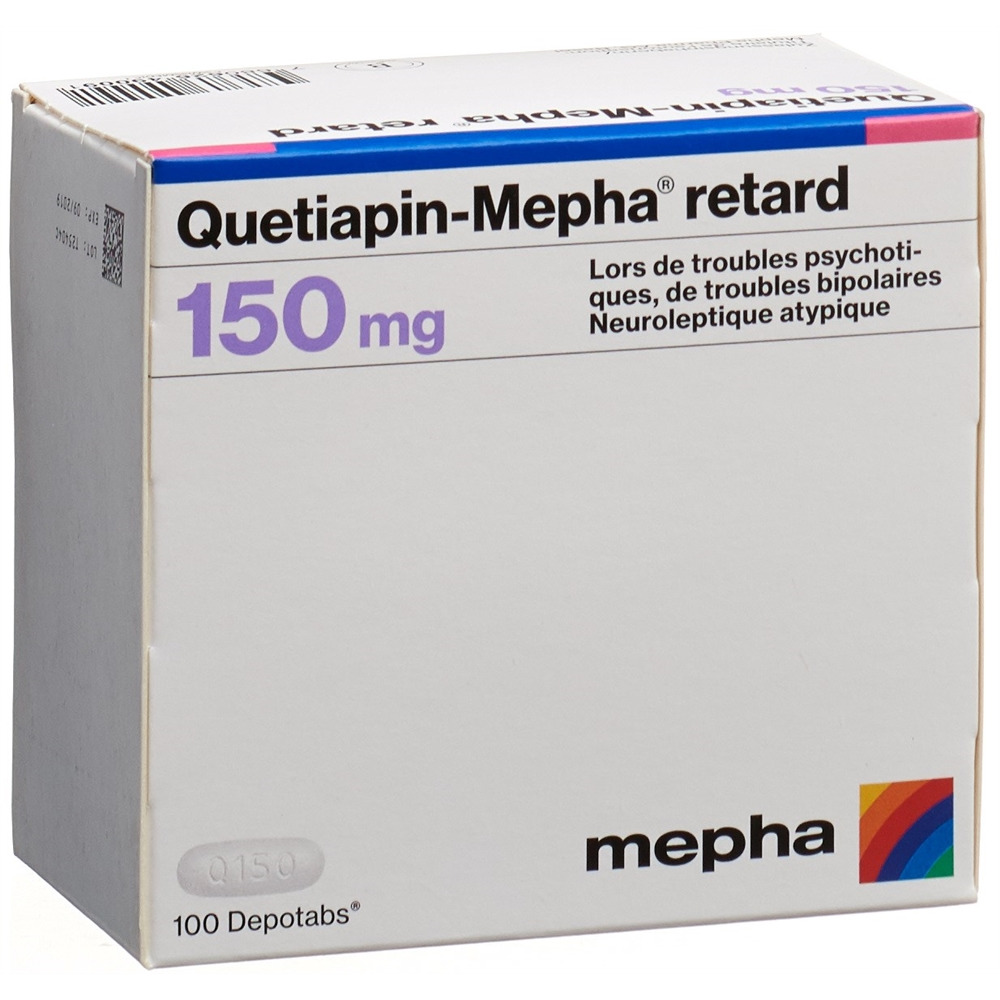 QUETIAPIN Mepha retard depotabs 150 mg 100 pce