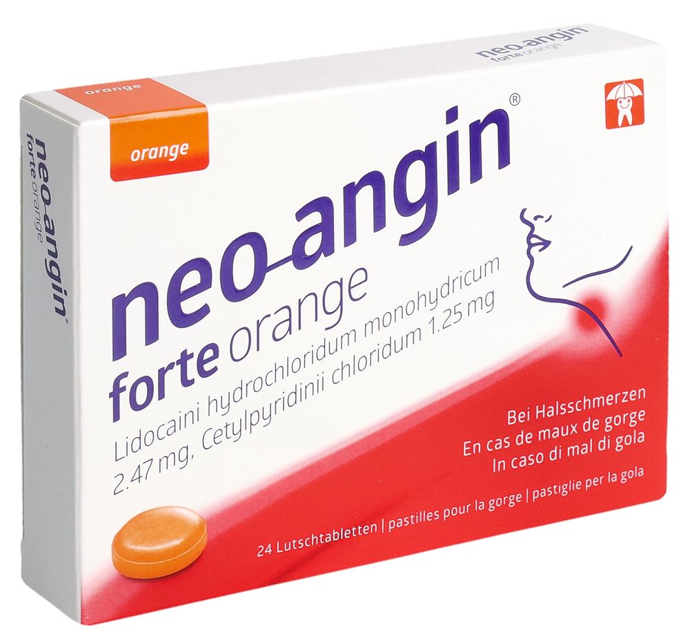 NEO-ANGIN forte cpr sucer orange 24 pce