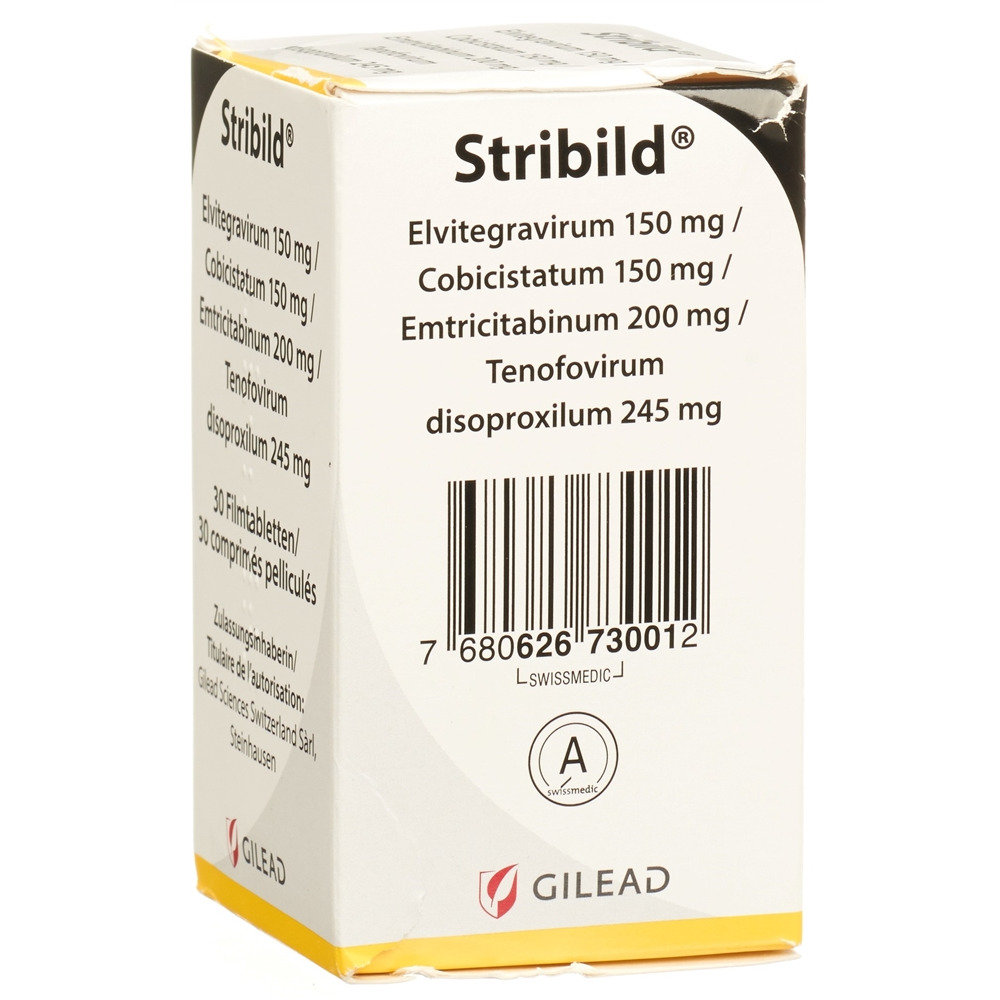 Stribild, Filmtabletten