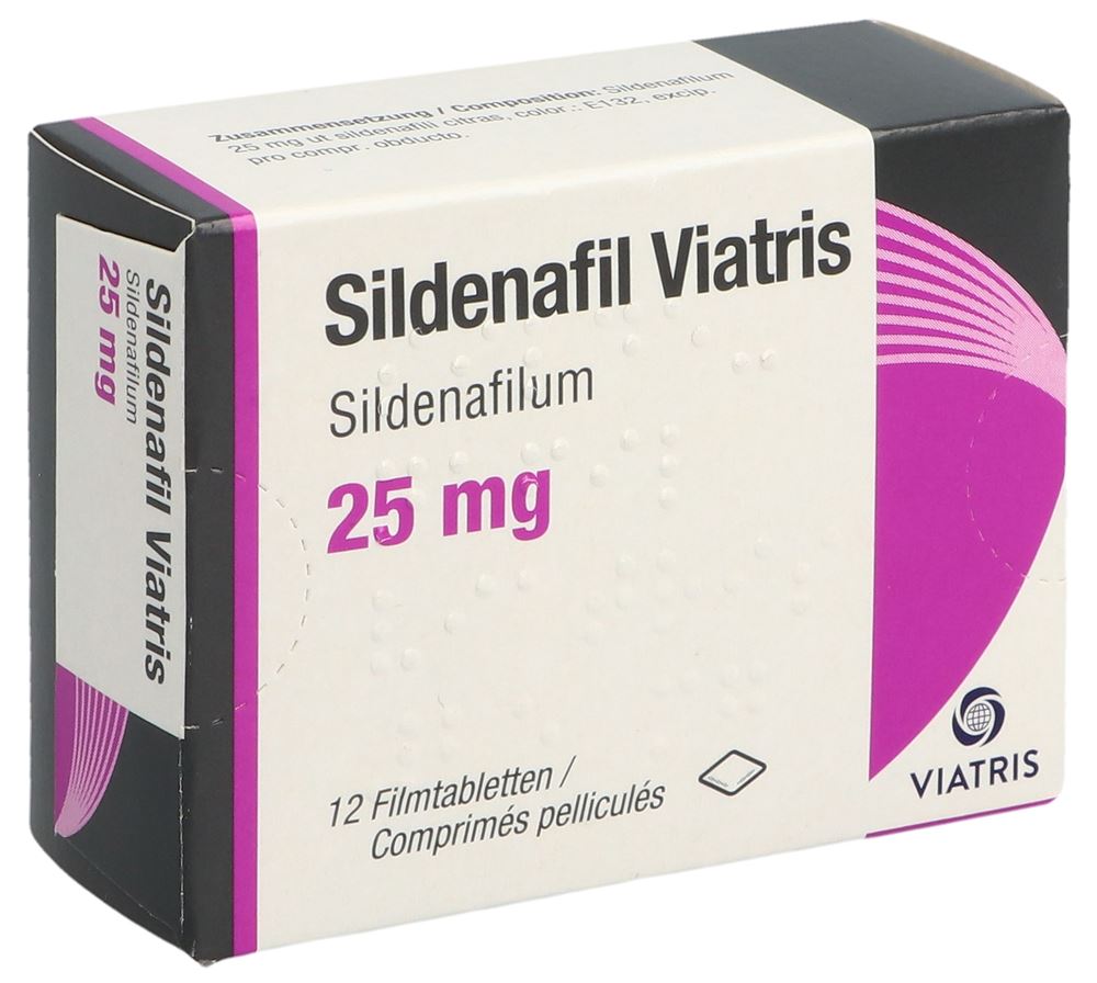 Sildenafil Viatris 25 mg, Filmtabletten