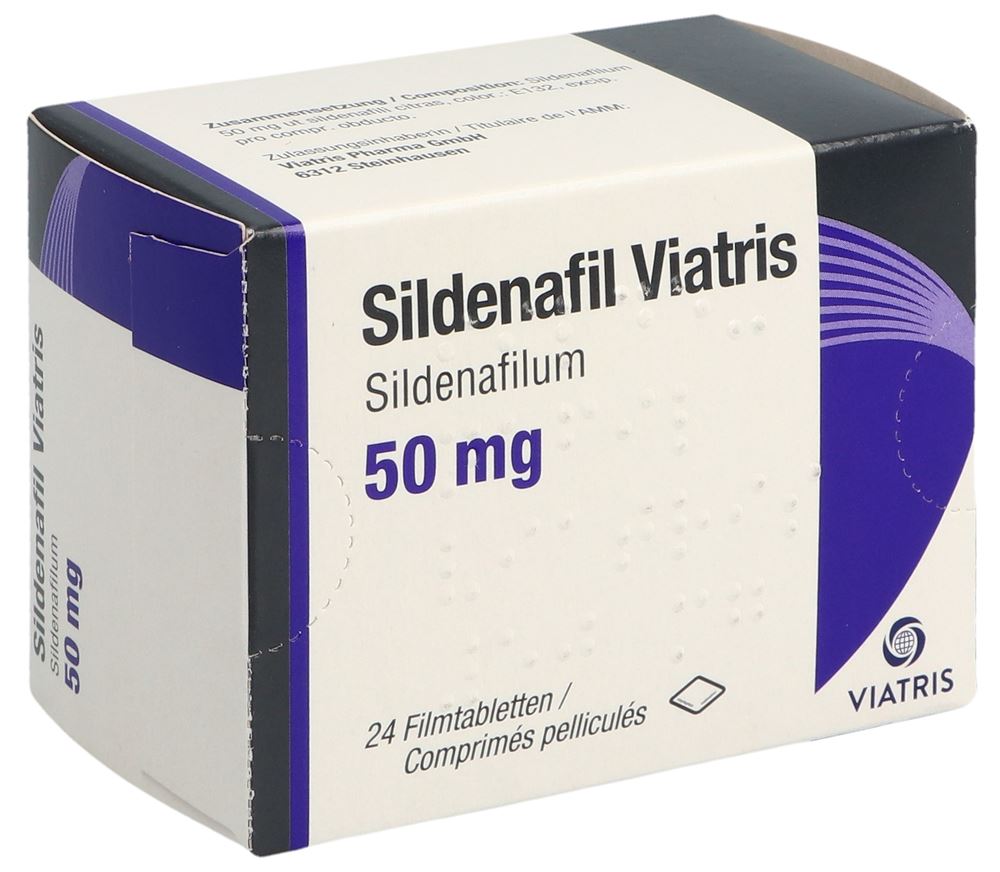 SILDENAFIL Viatris cpr pell 50 mg 24 pce