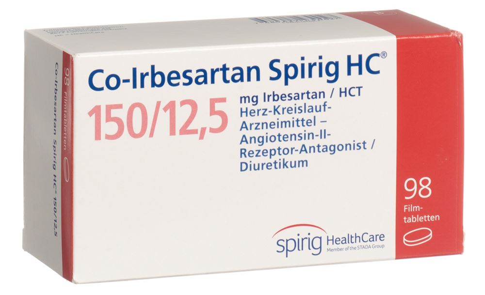 Co-Irbesartan Spirig HC 150/12.5 mg, Filmtabletten