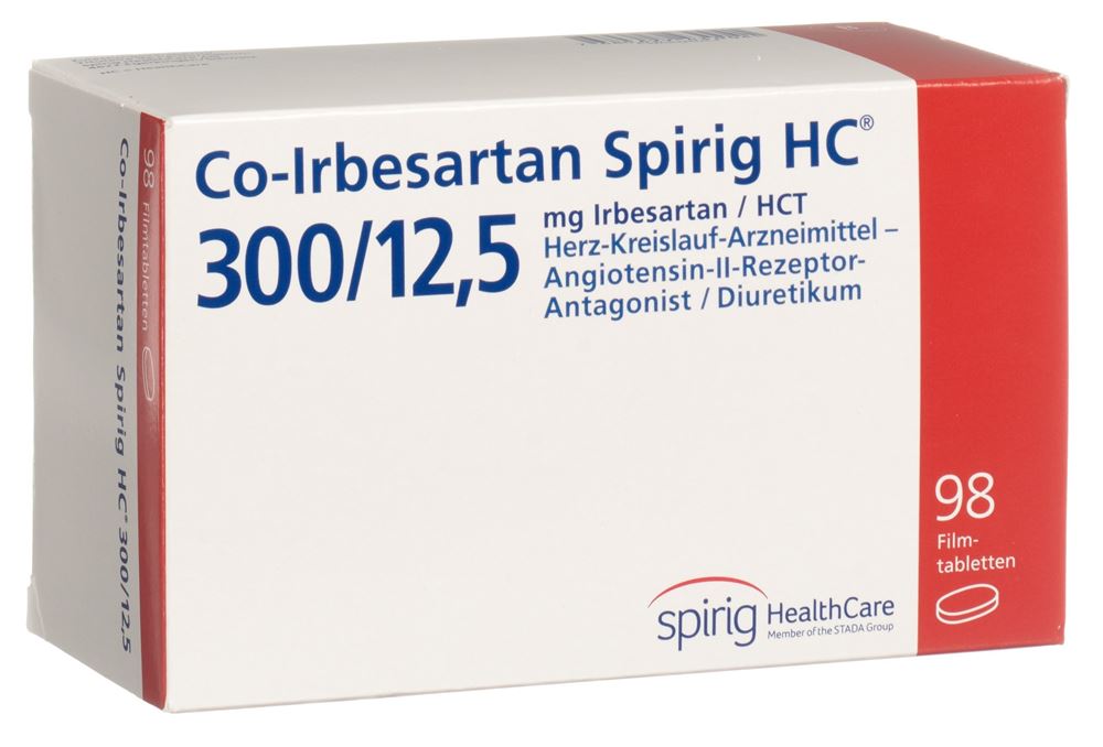 Co-Irbesartan Spirig HC 300/12.5 mg, Filmtabletten