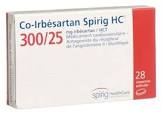 CO-IRBESARTAN Spirig HC cpr pell 300/25mg 28 pce