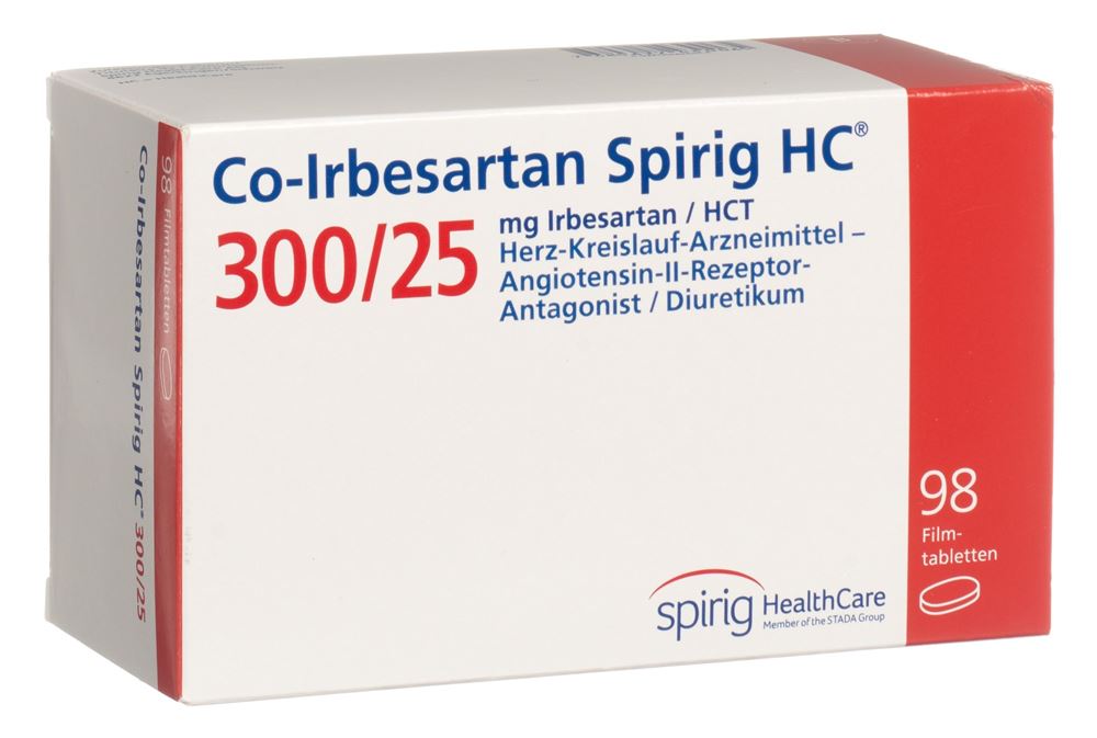 Co-Irbesartan Spirig HC 300/25 mg, Filmtablette