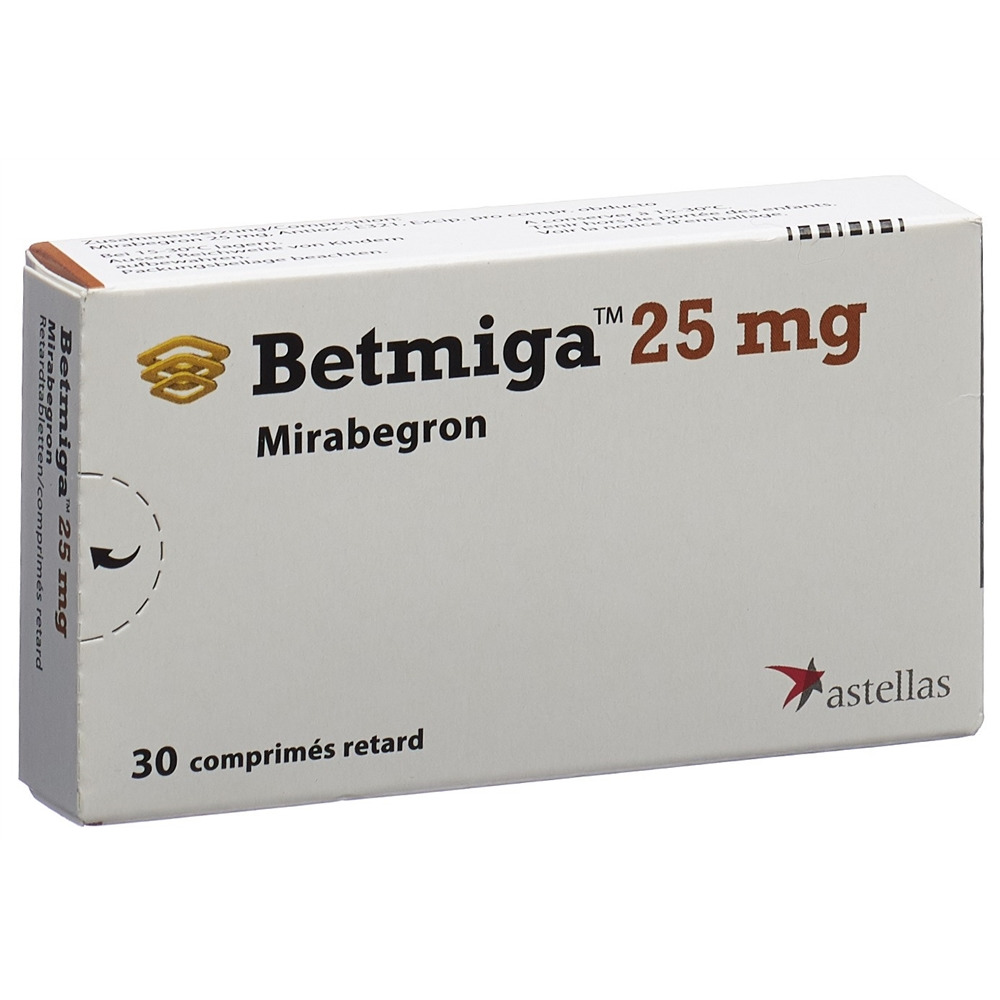 BETMIGA cpr ret 25 mg 30 pce