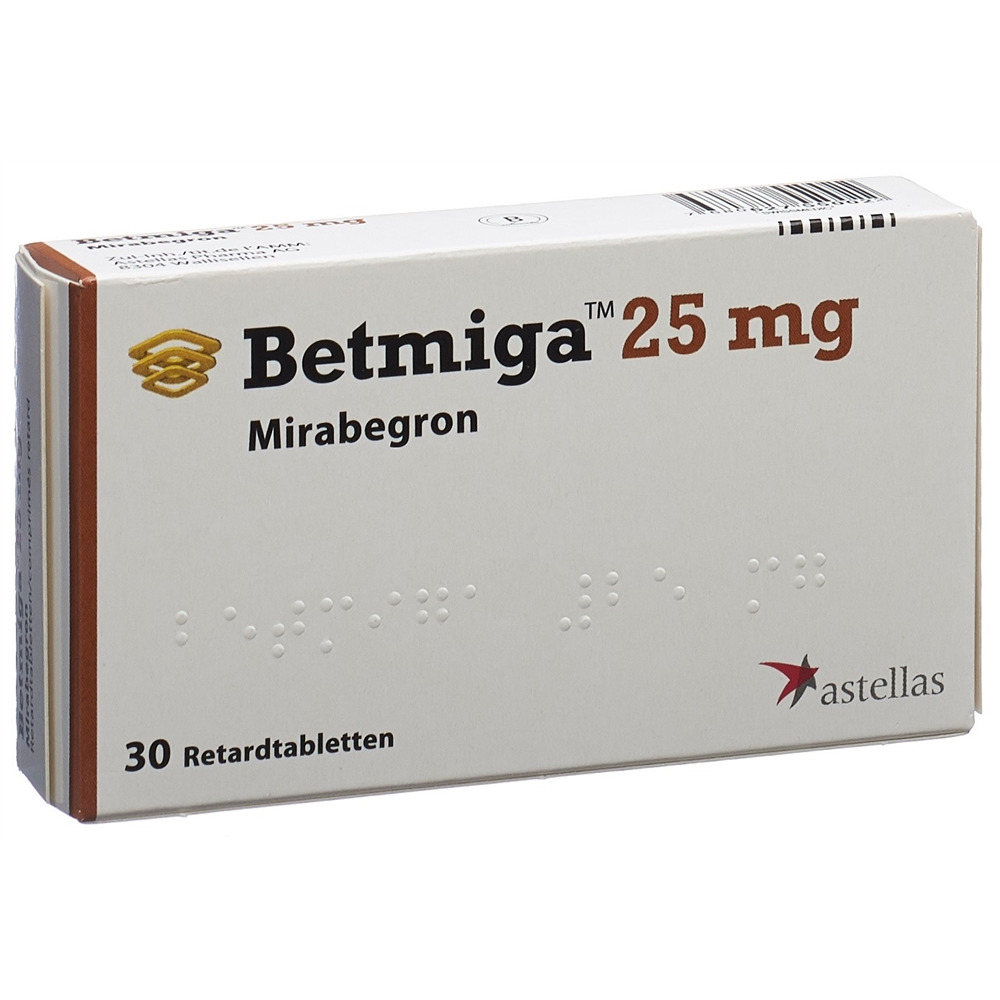 BETMIGA cpr ret 25 mg 30 pce