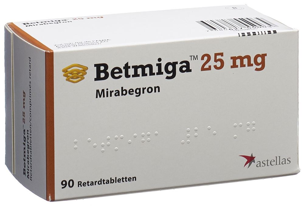 Betmiga 25 mg, Retardtabletten