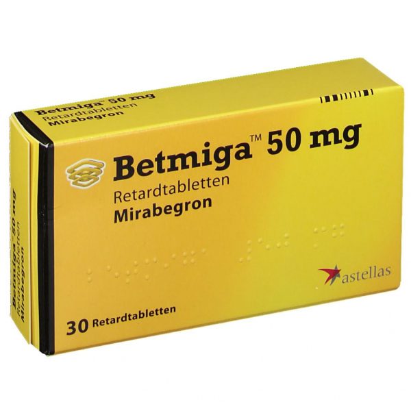 BETMIGA cpr ret 25 mg 90 pce