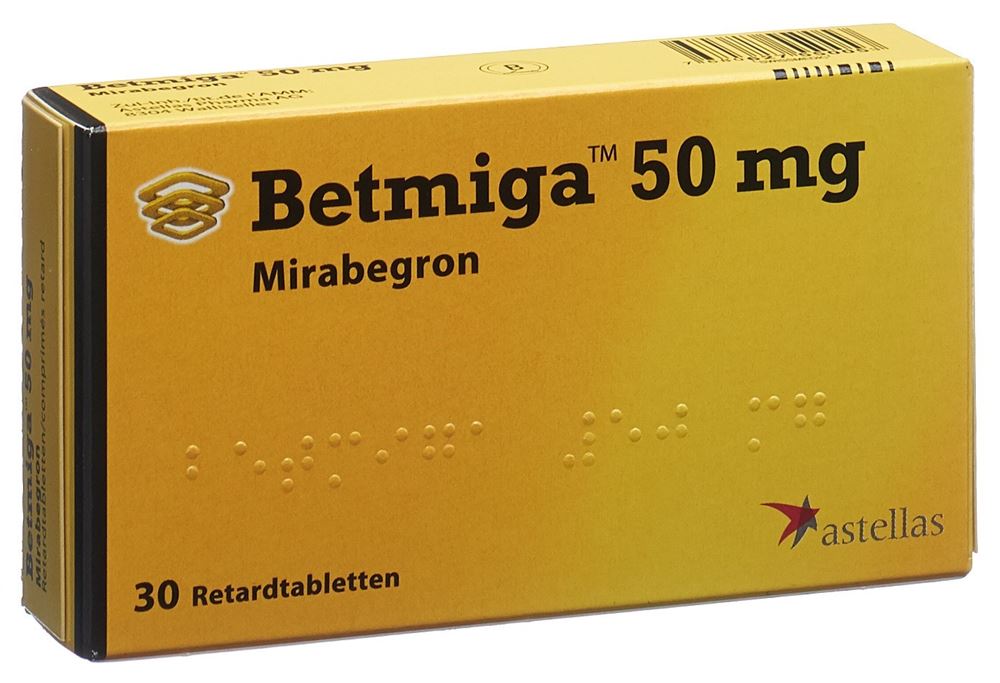 Betmiga 50 mg, Retardtabletten