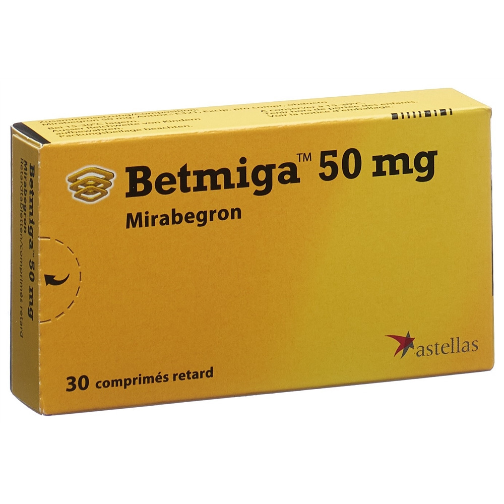 Betmiga 50 mg, Retardtabletten