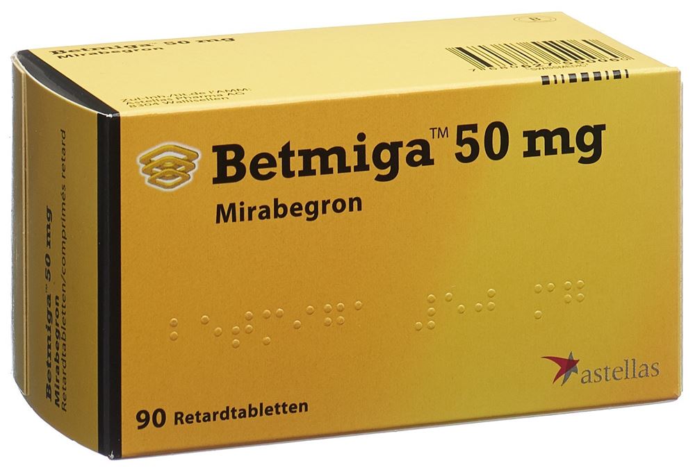 Betmiga 50 mg, Retardtabletten
