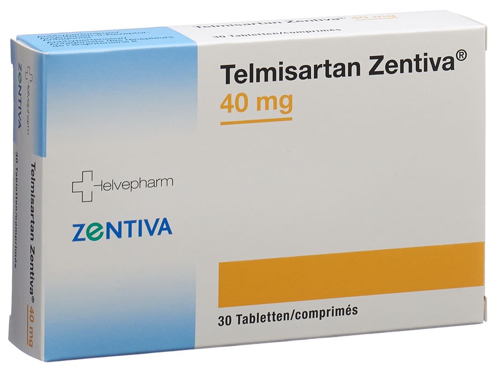 Telmisartan Zentiva 40 mg, Tabletten