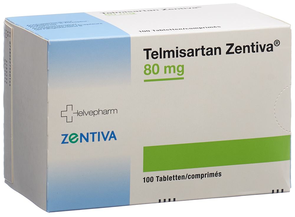 Telmisartan Zentiva 80 mg, Tabletten