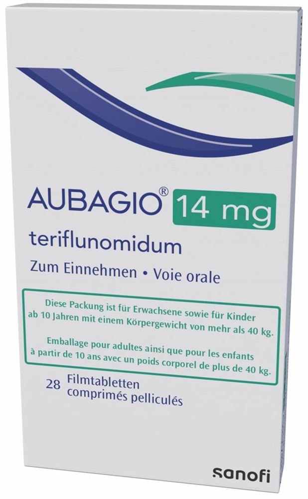 Aubagio 14 mg, comprimés pelliculés