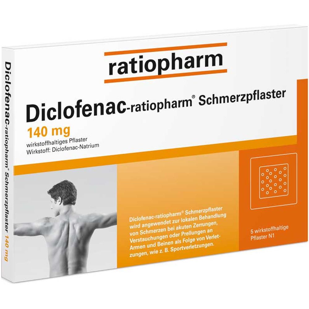 Diclo-Acino 140 mg/140 cm², Pflaster