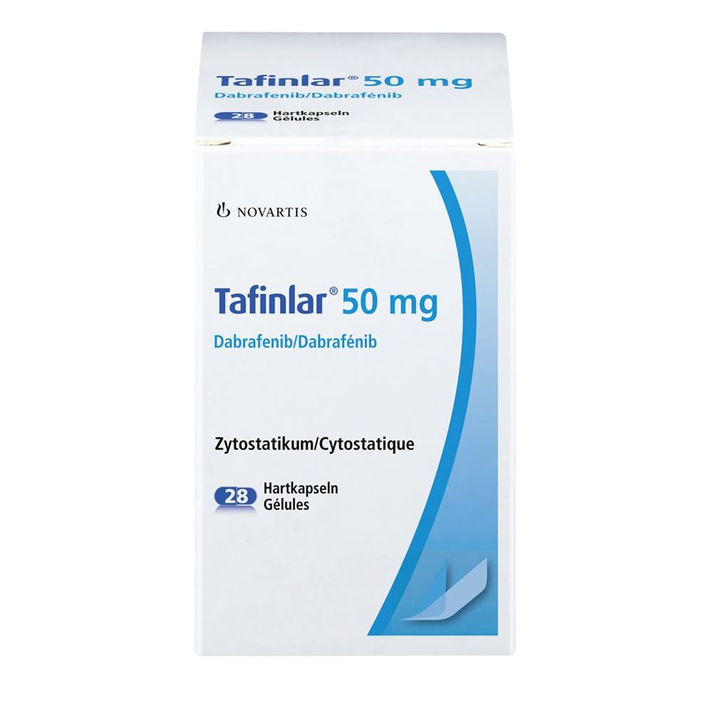TAFINLAR caps 50 mg bte 28 pce