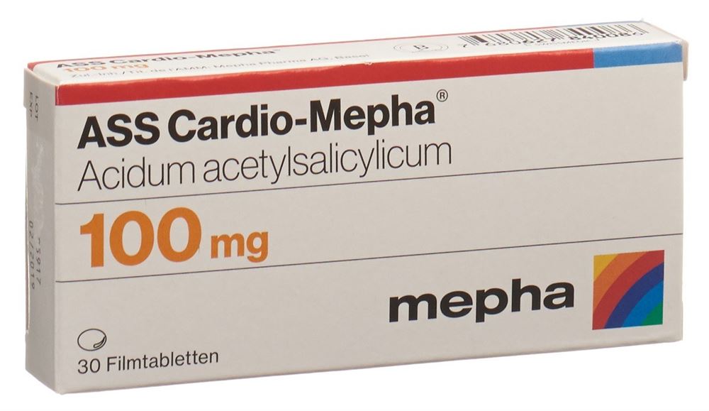 ASS Cardio-Mepha, magensaftresistente Tabletten