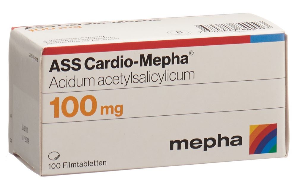 ASS CARDIO Mepha cpr pell 100 mg 100 pce