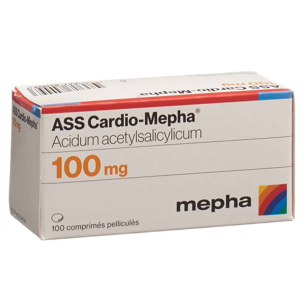 ASS CARDIO Mepha cpr pell 100 mg 100 pce
