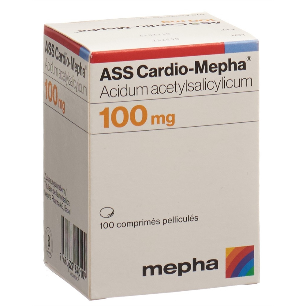 ASS Cardio-Mepha, magensaftresistente Tabletten