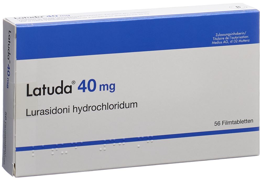LATUDA 40 mg cpr pell  56 pce