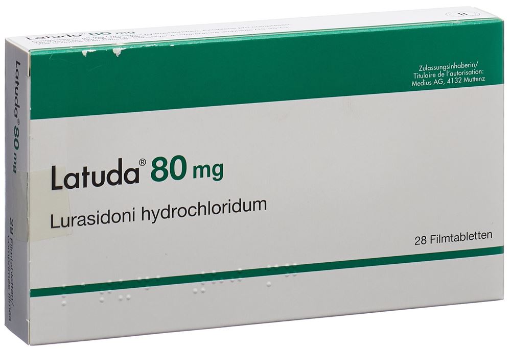 Latuda 80 mg, Filmtabletten