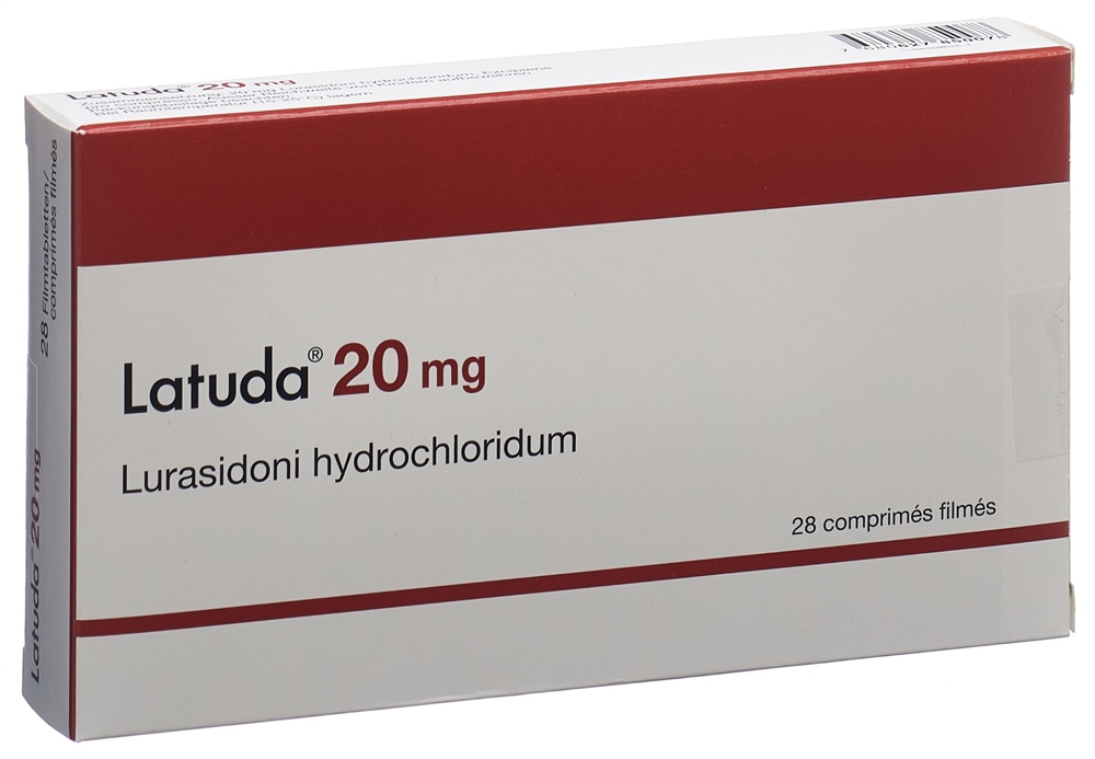 LATUDA 20 mg cpr pell  28 pce