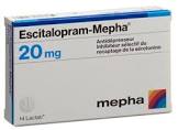 Escitalopram-Mepha 20 mg, Lactab